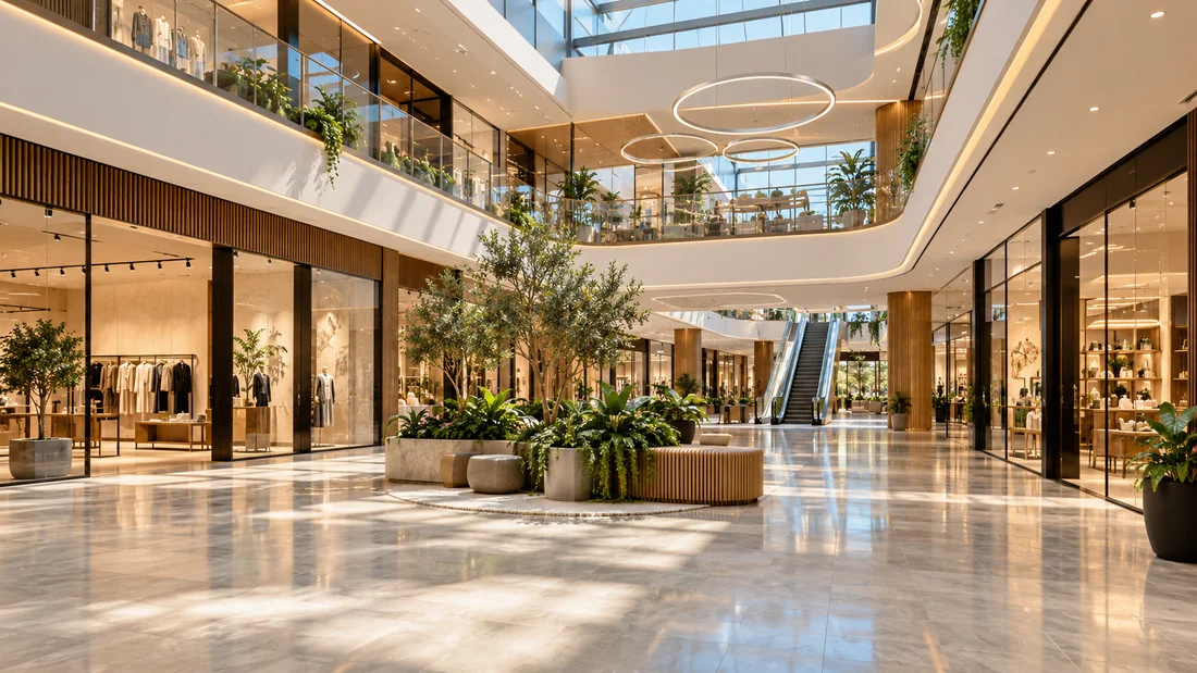 Retail & Shopping Centres — illustrative property environment